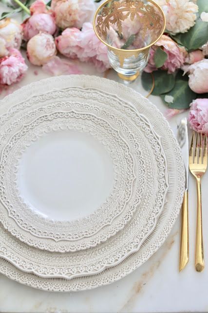 Entertaining peek of my book- and $500 Arte Italica Giveaway - French Country Cottage French Tablescape, Cream Dinnerware, French Country Rug, French Country Wedding, French Country Bathroom, French Country Kitchens, French Country Design, Country Cottage Decor, White Dishes