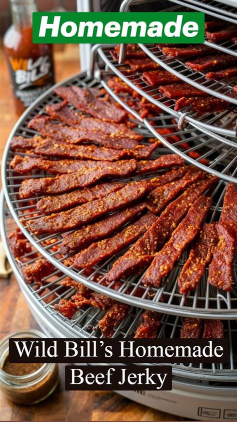 Dehydrated Venison Jerky, Dehydrating Beef Jerky, Wild Bills Beef Jerky Recipe, Best Deer Jerky Recipe, How To Make Homemade Beef Jerky, Jerkey Recipes Dehydrator Beef, Best Beef Jerky Recipe Dehydrator, How To Make Beef Jerky In Dehydrator, Jerky Marinade Recipes Food Dehydrator