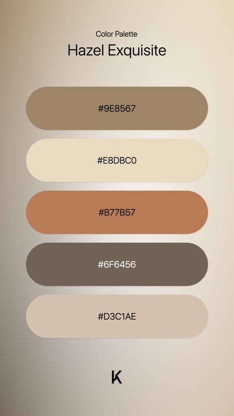 Brown · Color · Hazel · Palette · Umber · Hazel Exquisite · Fall · Color Palette Neutral Pallet Color, Hazel Color Palette, Cool Brown Color Palette, Fall Palette Colors, Ancient Color Palette, Shades Of Brown Colour Palettes, Mushroom Colour Palette, Fall Color Palette Hex Codes, Brown Combination Color