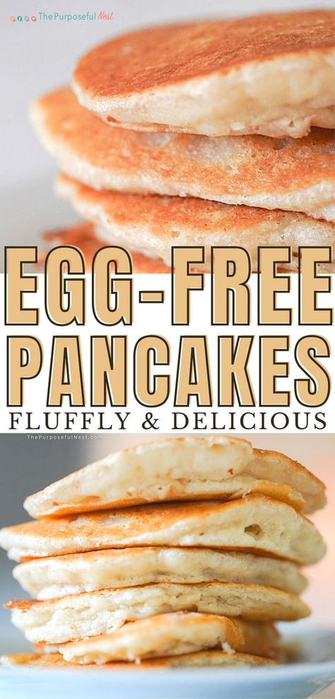 Egg Free Pancakes Glutenfree, Egg Replacement In Pancakes, Homemade Pancake Mix Recipe No Egg, Eggless Pancake Mix Recipe, Pancake Mix Recipe Without Eggs, Pancake Recipes Without Eggs, No Egg Pancakes Easy, Homemade Pancakes Easy No Egg, Pumpkin Pancakes No Eggs