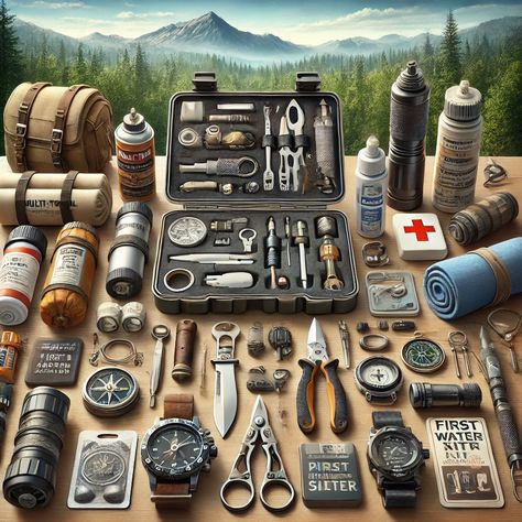 Welcome to a guide on the best survival tools and gear that every outdoor enthusiast should have on hand. From reliable multitools to durable tents, these essential items can make all the difference i... Emergency Backpack, Emergency Preparedness Food Storage, Emergency Preparedness Food, Survival Essentials, Sci Fi Props, Survival Stuff, Survival Items, Survival Supplies, Prepper Survival