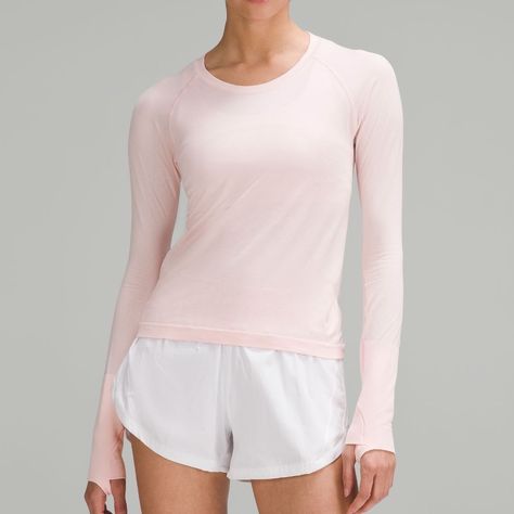 Nwt Waist Length (Race Length) Popular Strawberry Milkshake Color Strawberry Milkshake Lululemon, Swiftly Long Sleeve, Anna Claire, Bday Wish List, Lululemon Swiftly Tech Long Sleeve, Swiftly Tech Long Sleeve, Lululemon Swiftly Tech, Strawberry Milkshake, Lululemon Swiftly