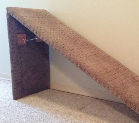 Diy Cat Stairs, Diy Pet Stairs, Ramps And Stairs, Cat Ramp, Cat Pee Smell, Ramp Stairs, Cat Projects, Cat Stairs, Ramp Design