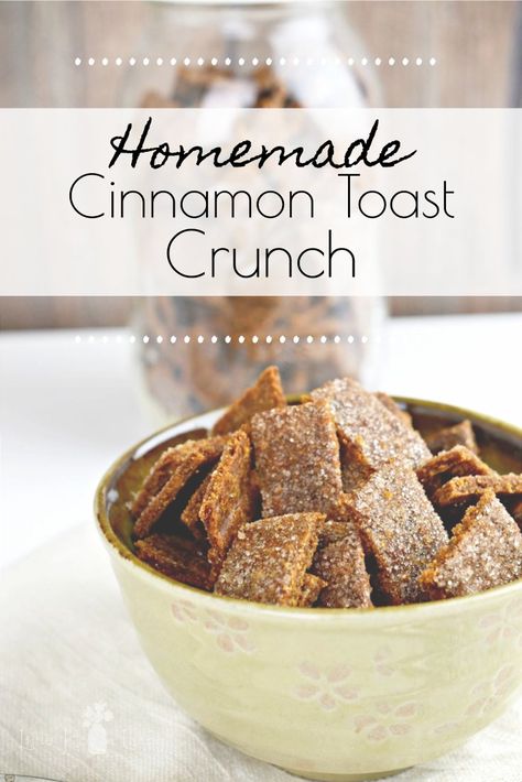 Breakfast is the most important meal of the day, make it special by learning how to make your own homemade cereal with this Cinnamon Toast Crunch recipe! (Can even be made Gluten Free!) #homemadecereal #cinnamoncrunchcereal #glutenfree #glutenfreecereal #fromscratch #makeyourown #allergenfriendly Homemade Cinnamon Toast, Cereal Recipes Homemade, Miel Pops, Cinnamon Toast Crunch Cereal, Homemade Cereal, Gluten Free Cereal, Crunch Recipe, Food Alternatives, Morning Meals