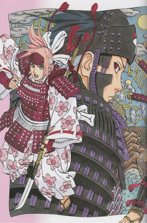 Masashi Kishimoto, Naruto, Sakura Haruno, Sasuke Uchiha Kishimoto Art, Sakura Manga, Naruto Team 7, Sasuke X Sakura, Naruto Teams, Sakura Sasuke, Naruto Drawings, Kushina Uzumaki, Masashi Kishimoto