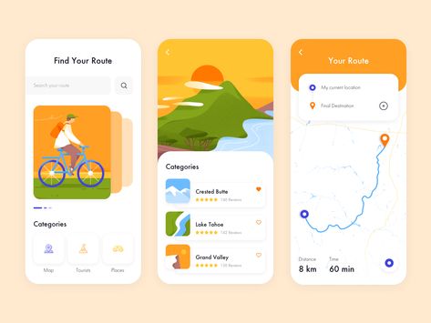 Map App Design, Desain Ux, Ui Design Mobile, Module Design, App Interface Design, 카드 디자인, App Design Inspiration, App Interface, Ui Design Inspiration