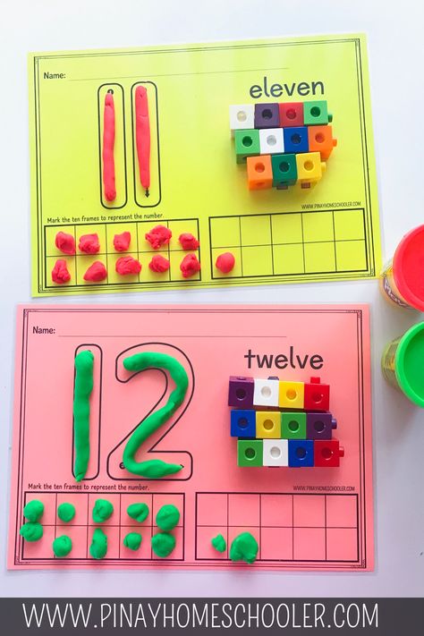 This learning pack includes 6 sets of number formation and hands-on counting activities from numbers 1-20 and are perfect for younger kids learning to count and write numbers. BEST OF ALL, THIS IS NO PREP! #preschool #math #kidsactivities #stem Maths Eyfs, Count And Write, Year 1 Maths, Early Years Maths, Numeracy Activities, Learning To Count, Number Formation, Math Challenge, Numbers For Kids