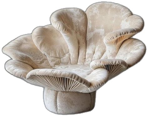 Mushroom Sofa, Mushroom Chair, Comfy Seating, Round Chair, House Things, Comfy Chairs, House Goals, Outdoor Seating, Chair Design