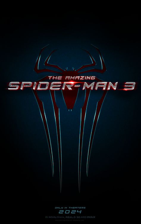 THE AMAZING SPIDER MAN 3 TEASER POSTER HD 2024 Tasm Spiderman Poster, Amazing Spider Man 3, Spiderman Poster, Dollan Twins, Teaser Poster, Spider Men, Spider Man 3, Marvel Movie Posters, Kraven The Hunter