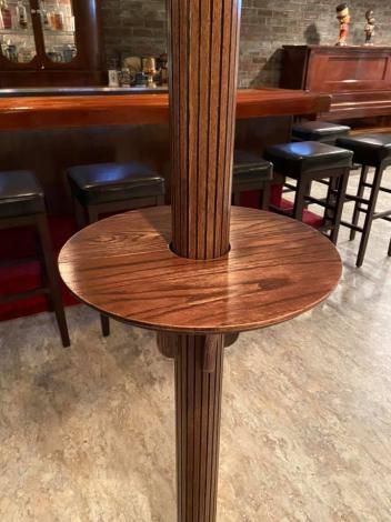 Lally column cover ideas - Pole-Wrap Photo Galleries Basement Support Pole Ideas Bar, Pole Covering Ideas, Support Pole Cover Ideas, Lally Column Cover Ideas, Basement Pole Wrap Ideas, Basement Post Covers Ideas, Column Cover Ideas, Pole Decorations Ideas, Basement Support Pole Ideas