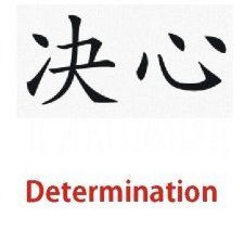 determination symbol - Google Search Determination Symbol, Determination Tattoo, Calligraphy Tattoo, Chinese Tattoo, Symbol Tattoos, Chinese Symbols, Japanese Kanji, Dream Tattoos, Symbolic Tattoos