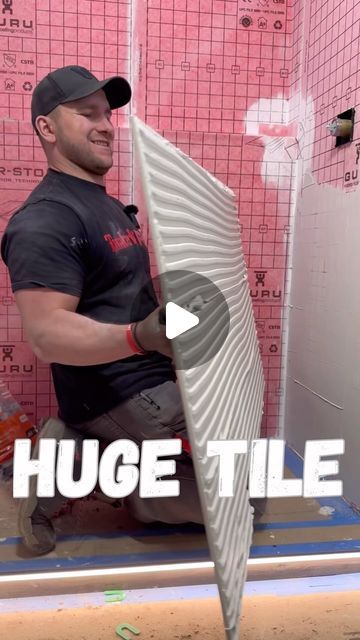 Large Tile Bathroom Shower Ideas, Large Tile Shower Floor, Large Porcelain Shower Tiles, Large Shower Tiles, Large Format Tile Bathroom, Large Tile Shower Ideas, Large Tile Bathroom, Tiles For Bathroom Walls, Large Shower Tile