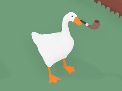 Goose Drawing, Untitled Goose Game, Goose Game, Duck Wallpaper, Duck Pins, Moral Dilemma, Duck Art, Wallpaper Project, Funny Duck