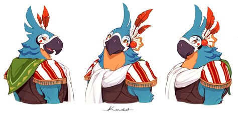 ArtStation - Kass - BOTW, Michał Niewiadomy Botw Rito, Kass Botw, Anthro Bird, Botw Fanart, Breath Of The Wild Art, Zelda Video Games, Age Of Calamity, Botw Zelda, Humanoid Creatures