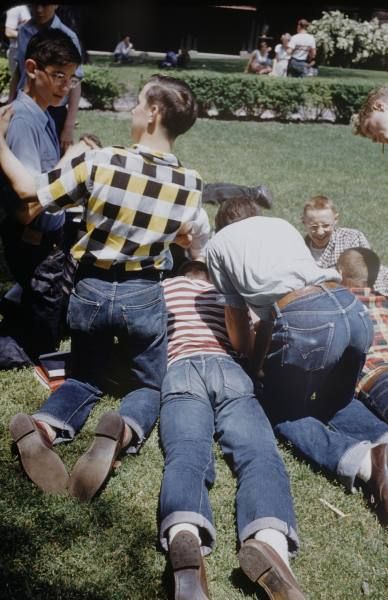 SANFORIZED: 1950's LEVI'S DAILY WEAR  visit our store: http://stores.ebay.com/dtw9286/ 1950s Men, Bobby Socks, High School Fashion, Alfred Eisenstaedt, 1950s Mens, Teddy Boys, Fashion 1950s, All Jeans, West Side Story