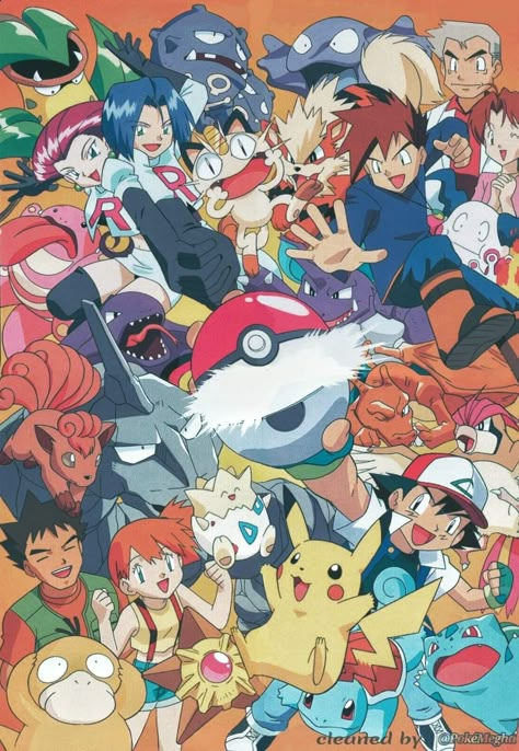 Pokemon Kanto Region, Pokemon Cover, Pikachu And Friends, Johto Region, Pokemon Concept Art, Pokemon Vs Digimon, Pokemon Concept, Pokemon Kanto, Ash And Friends