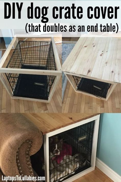 Dog crate table