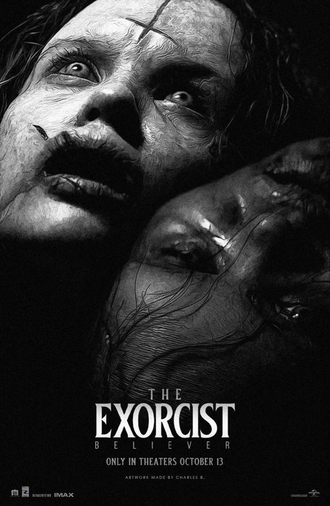 The Exorcist: Believer (2023) Exorcist Believer, Exorcist Ii The Heretic, 1980s Horror Movies, American Horror Movie, Exorcist Movie, Poster Horror, The Exorcist 1973, Spooky Movies, New Photos Hd