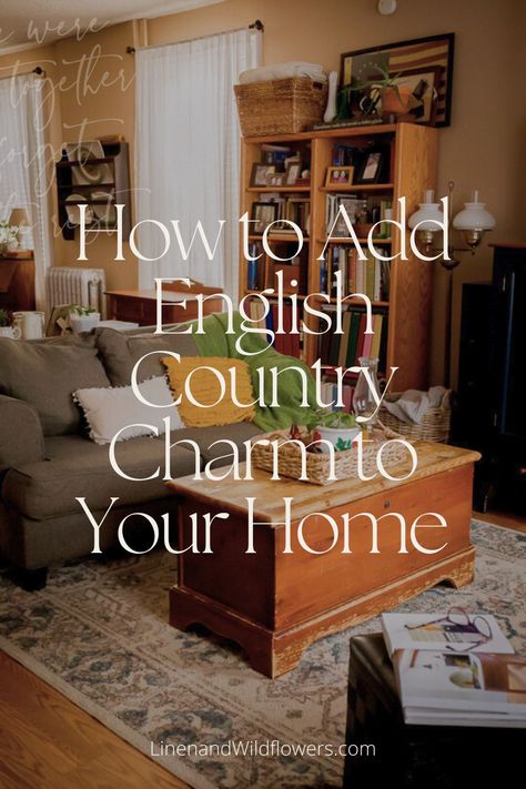 In the realm of interior design, the English country charm exudes warmth, comfort, and timeless elegance. Whether you live in a bustling city or a rural area, incorporating this style into your home can create a cozy retreat that feels both inviting and refined. Here's a step-by-step guide on how to add English country charm to your home. English Snug Room Ideas, English House Design Interior, British Decor English Country, British Decor Interior Design, Classic Country Aesthetic, English Country Living Room Ideas, Living Room English Country, English Colonial Style Interiors, Cosy Cottage Living Room English Country