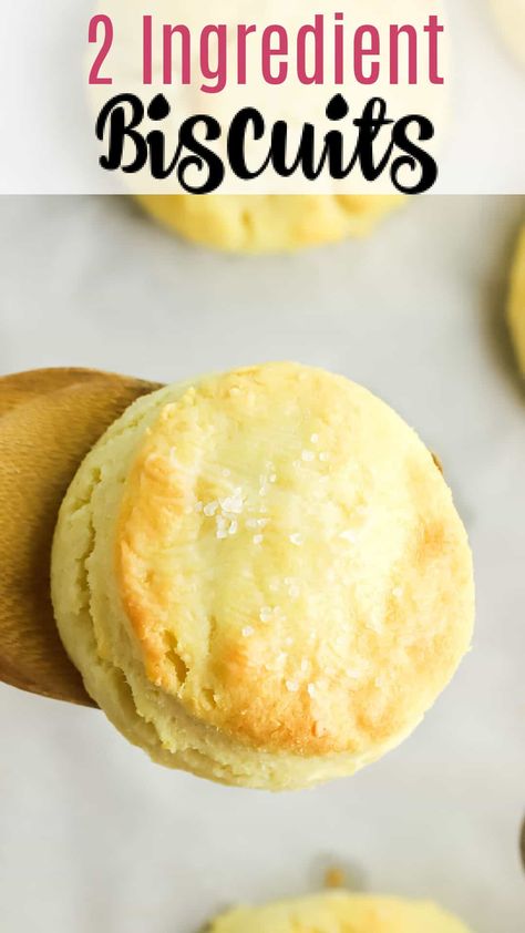 Biscuit For One, Sour Cream Biscuits 3 Ingredient, 2 Ingredients Biscuits, 2 Ingredient Biscuit Recipe, Heavy Whipping Cream Biscuits, Easy Homemade Biscuits 2 Ingredients, Easy Biscuit Recipe 3 Ingredients All Purpose Flour, Biscuit Recipe With Self Rising Flour, Self Rising Flour Biscuits