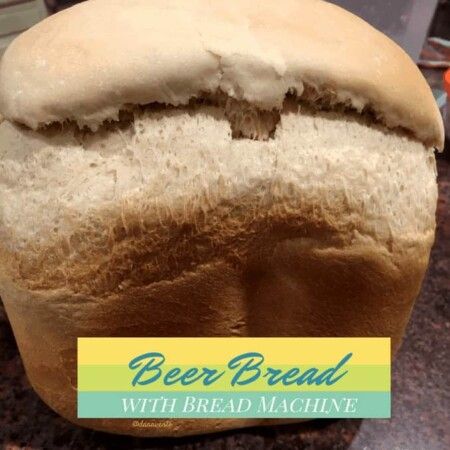 Easy Beer Bread for Bread Machines - Dana Vento Bread Machine Beer Bread Recipe, Bread Machine Jam, Easy Beer Bread, Oven Baked Bread, Breadmaker Recipes, Beer Bread Easy, Easy Bread Machine Recipes, Best Bread Machine, Bread Machine Bread