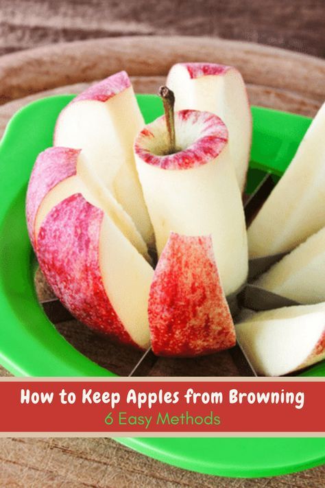 Keep Apples From Turning Brown, Keep Apples From Browning, Preserving Apples, How To Store Apples, Fruit Presentation, Easy Lunchbox, Apple Cut, Fruit Trays, How To Crochet For Beginners