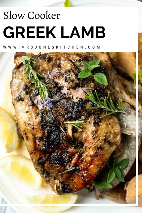 Slow Cooker Lamb Lamb Leg Recipe, Lamb Tips Recipes, Lamb Recipes Slow Cooker, Slow Cooker Goat Recipes, Let Of Lamb Recipe, Lamb Neck Recipes Slow Cooker, Slow Cooked Lamb Recipes, Slow Cook Lamb, Lamb Leg Crockpot Recipes