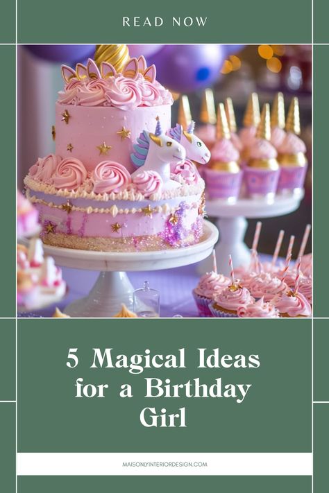 Make your little girl's 5th birthday truly special with these magical celebration ideas! Explore fun princess themes, engage in delightful DIY decorations, and facilitate entertaining activities that will create unforgettable memories. From whimsical cake designs to captivating party favors, each idea aims to spark joy and imagination. Set the scene with enchanting elements like glittery party supplies and interactive games that your guests will love. Celebrate this important milestone with enchanting touches that will make her feel like the star of her own fairytale. 5 Yo Girl Birthday Party Ideas, Five Birthday Party Ideas Girl, 5th Birthday Themes Girl, Girls 8th Birthday Party Themes, 5 Birthday Party Ideas Girl, Girl 5th Birthday Party Themes, 5th Birthday Party Ideas Girl, Girls 5th Birthday Party Ideas, 5th Birthday Ideas For Girls Themes