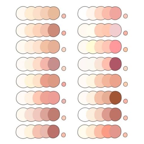 Skin Color Chart, Skin Palette, Skin Paint, Skin Drawing, Color Palette Challenge, Drawing Color, Palette Art, Skin Color Palette, Colors For Skin Tone