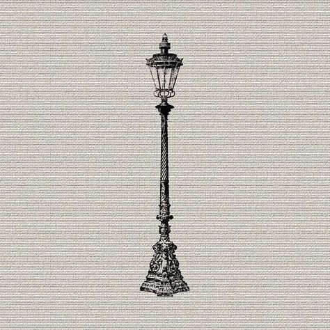 American Traditional Lamp Tattoo, Cs Lewis Tattoo Ideas, Light Pole Tattoo, Narnia Lamp Post Tattoo, Light Post Tattoo, Bday Sketches, Street Lamp Tattoo, Street Light Tattoo, Lamppost Tattoo