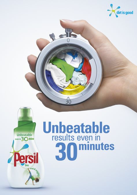 stopwatch Persil laundry detergent Laundry Detergent Ads, Persil Laundry Detergent, Laundry Logo, Creative Advertising Design, 광고 디자인, Publicidad Creativa, Food Graphic Design, Best Ads, 3d Video