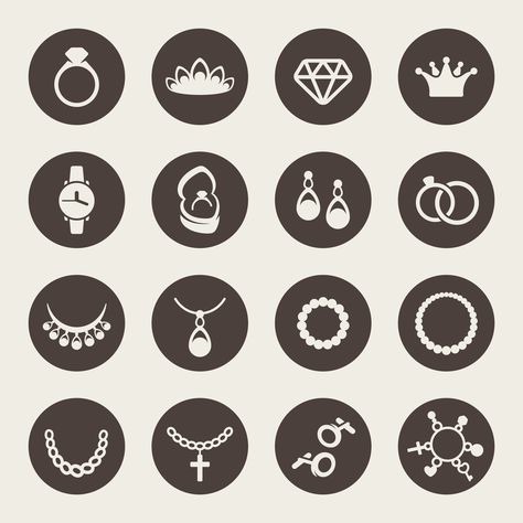 Download high-quality jewelry icons in 100x100 pixel size. Perfect for use in web design, mobile apps, and presentations. #jewelryicons #100x100 #webdesign Jewelry Highlight Cover Instagram, Jewelry Highlight Cover, Jewelry Logo Ideas, Jewelry Icon, Cover Highlight, Icon Jewelry, Instagram Covers, Web Design Mobile, Cover Instagram