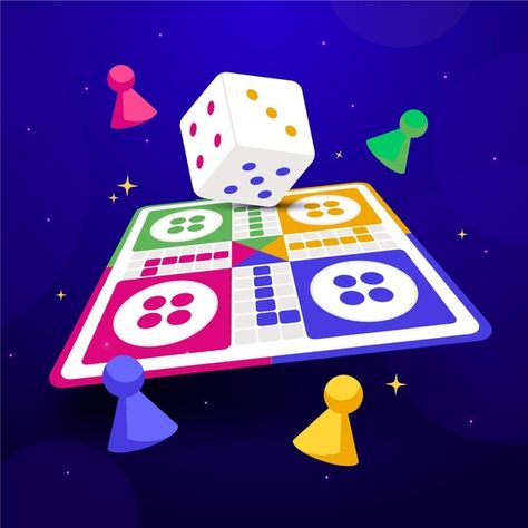 Ludo board game in different perspective... | Premium Vector #Freepik #vector #home #game #board #illustration Ludo Game Wallpaper, Ludo Png, Board Games Illustration, Board Game Poster, Game Poster Design, Ludo Board Game, Site Design Ideas, Chess Poster, Ludo Board