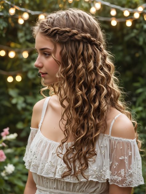 Get Noticed! 22 Teen Hairstyles That Will Turn Heads This Year – Scan to Talk Short Layers Long Hair, Long Curly Haircuts, Birthday Hairstyles, Medium Curly Hair Styles, Natural Curls Hairstyles, Back To School Hairstyles, Curly Girl Hairstyles, Long Bob Hairstyles