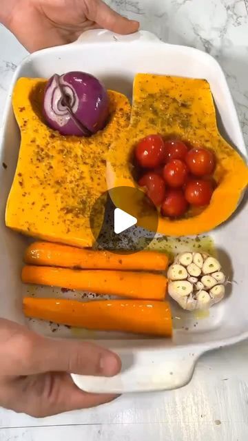 Mediterranean Diet Plan 🇺🇸 on Instagram: "Butternut Squash Soup | Recipe ⬇️  By @Dr.vegan  Ingredients 1 Butternut Squash small to medium-sized 200 ml Coconut Milk approximately half of a standard 400 ml can of full-fat 1-2 Red Onions 1 head Garlic 2 Tomatoes or 1 cup of cherry tomatoes 350 ml Vegetable Broth (1 1/2 cups) 1 tsp Fresh Ginger optional: grated Olive Oil enough to drizzle over vegetables Fresh Cilantro: for garnish For Grilled Cheese: 2 slices of bread preferred vegan cheese, vegan butter Seasoning 1 tsp pepper 1 tsp dry cumin 1 tsp paprika 1 tsp dried thyme 1 tsp dried rosemary 1 tsp chili flakes to taste  Instructions Preparation: Preheat the oven to 380°F (193°C). Prepare all listed vegetables and place them in a baking dish. Add all seasonings, including cumin, paprika, Butter Seasoning, Roasted Veggies Recipe, Soup Pairings, Butternut Squash Soup Recipe, Baked Butternut Squash, Dried Rosemary, Cheese Vegan, Butternut Squash Recipes Soup, Squash Soup Recipe