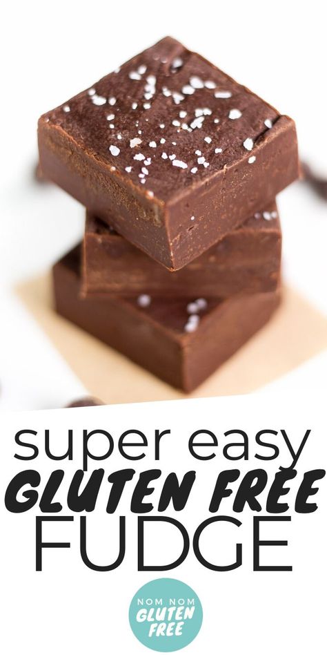 Foolproof Fudge, Dairy Free Fudge, Gluten Free Fudge, Candy Homemade, Gluten Free Chocolate Recipes, Easy Chocolate Fudge, Walnut Fudge, Fudge Flavors, Gluten Free Candy