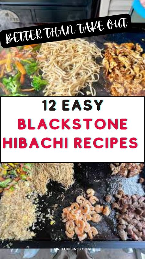 Black Stone Griddle Stir Fry, Black Stone Asian Recipes, Ingredients For Hibachi, Blackstone Chinese Food, Indian Food On Blackstone, Chow Mein On Blackstone, Blackstone Yakisoba, Ramen On The Blackstone, Blackstone Mongolian Beef