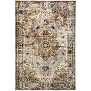 nuLOOM Tabetha Tribal Medallion Green 5 ft. x 7 ft. 5 in. Area Rug-RZIN06A-5075 - The Home Depot Red Pumpkin, Medallion Area Rug, Area Rug Sets, Persian Pattern, Medallion Rug, Rug Blue, Rug Sets, Deep Teal, Traditional Area Rugs