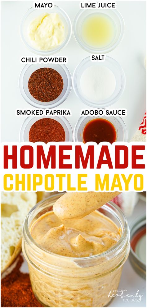 chipotle mayo Chipotle Mayo Sandwich, Subway Sauce Recipe, Chipotle Mayo Recipe Easy, Sauce For Sandwiches, Chipotle Mayonnaise Recipe, Homemade Chipotle Mayo, Chipotle Mayo Sauce, Chipotle Mayo Recipe, Butter Mayo