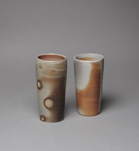 Clay Tumblers, Fire Cupping, Wood Fired Pottery, Ceramics Cups, Fire Pots, Functional Ceramics, Turning Japanese, Master Of Fine Arts, Wheel Throwing