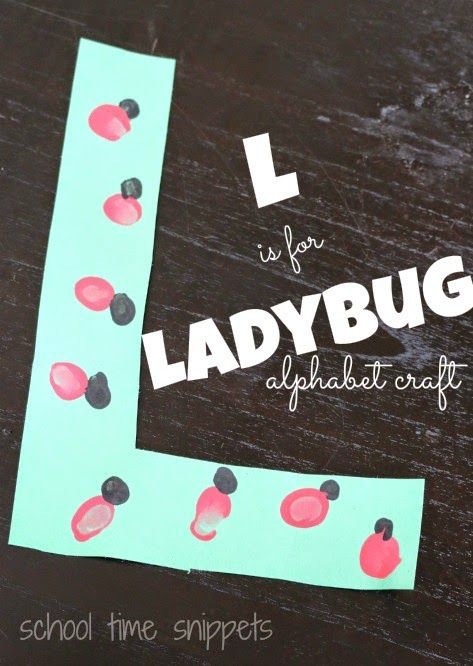 Letter L Activities, Ladybugs Preschool, L Activities, Letter L Crafts, L Is For Ladybug, Ladybug Craft, Preschool Letter Crafts, Alphabet Crafts Preschool, Abc Crafts