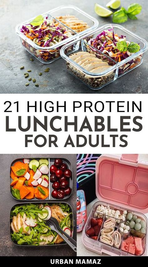 High Protein Lunchables, Protein Lunchables, Lunchables For Adults, Lunch Ideas Healthy, Healthy Packed Lunches, Healthy Lunches For Work, Different Foods, Protein Lunch, Healthy High Protein Meals