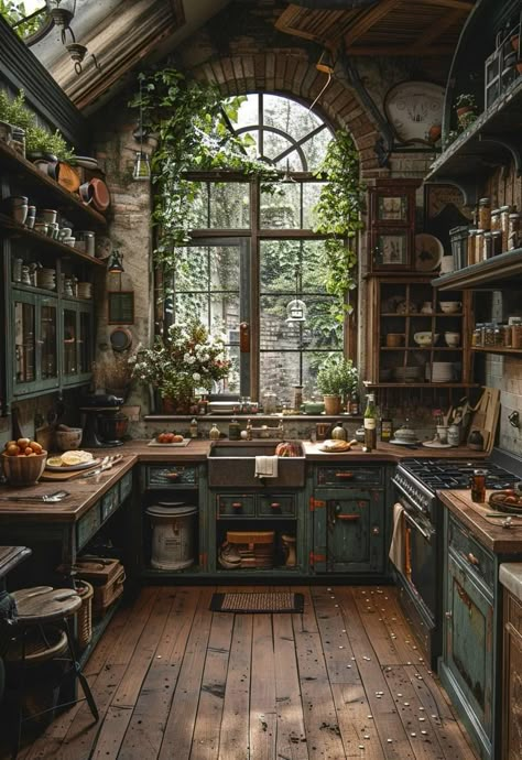 Witchy House, Cottagecore House, Cottage Interior, Hobbit House, Dark Cottagecore, Dream Cottage, Fantasy House, Dream House Rooms, Dream House Interior