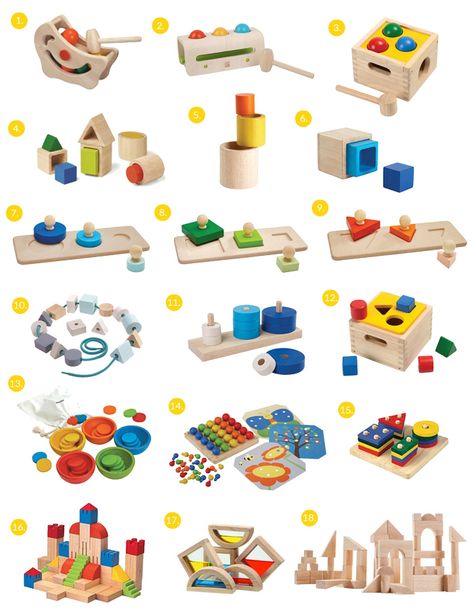 Wood Toys For Kids, Diy Montessori Toys, Montessori Baby Toys, Montessori Toddler Activities, Creative Toys, Toys Collection, Plan Toys, Montessori Baby, Montessori Toddler