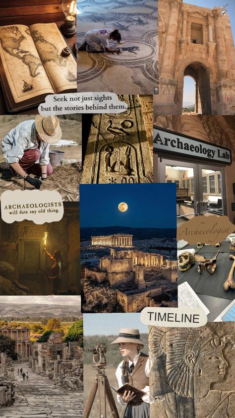 Archeologist aesthetic Archeologists Aesthetics, Archeologist Aesthetic, Research Aesthetic, Archeology Aesthetic, Professor Aesthetic, Ancient Greece Aesthetic, My Life Goals, History Aesthetic, Board Manifestation