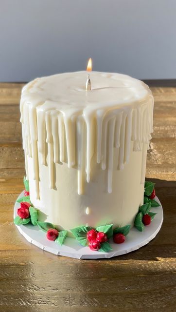 Holiday Cake Designs, Best Christmas Cake, Homemade Christmas Cake, Christmas Birthday Cake, Easy Christmas Cake Recipe, Christmas Cakes Easy, Christmas Themed Cake, Christmas Cake Designs, Holiday Cupcakes