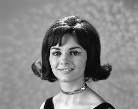 60s Spy Woman, 60s Bangs, 60s Hair Styles, Vampire Lady, Bangs And Glasses, 1970s Hairstyles, Colleen Corby, Hair Retro, Little Vampire