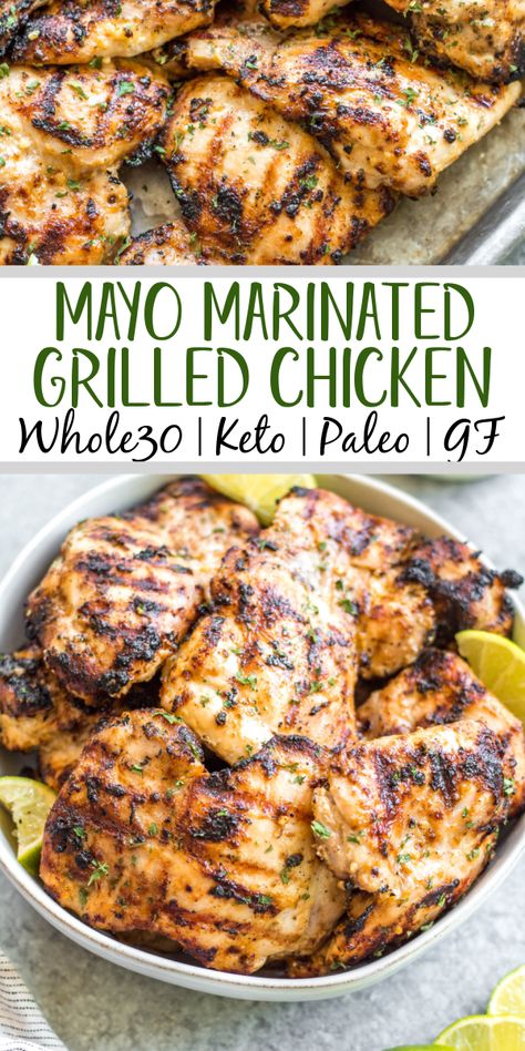 Whole 30 Chicken Marinade For The Grill, Keto Chicken Thigh Marinade, How To Marinate Chicken For Grill, Mayo Marinade For Chicken, Chicken Thigh Grill Marinade, Grilled Chicken Recipes On Stove, Chicken Marinades For The Grill, Gluten Free Chicken Marinade, Chicken Mayo Recipes