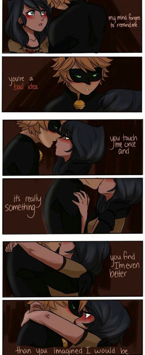 Marichat Comic, Adrien X Marinette, Photo Manga, Mlb Comics, Miraculous Ladybug Kiss, Tikki Y Plagg, Ladybug Wallpaper, Catty Noir, Miraculous Ladybug Oc