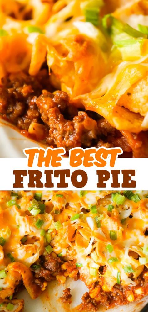 Chili Base, Frito Recipe, Easy Ground Beef Dinner, Frito Pie Recipe, Dinner Sandwich, Ground Beef Dinner, Frito Pie, Beef Ground, Ground Beef Recipes Healthy